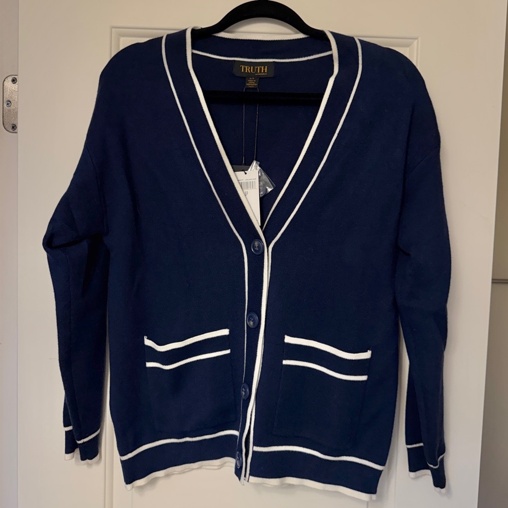 Truth by Republic Navy Cardigan